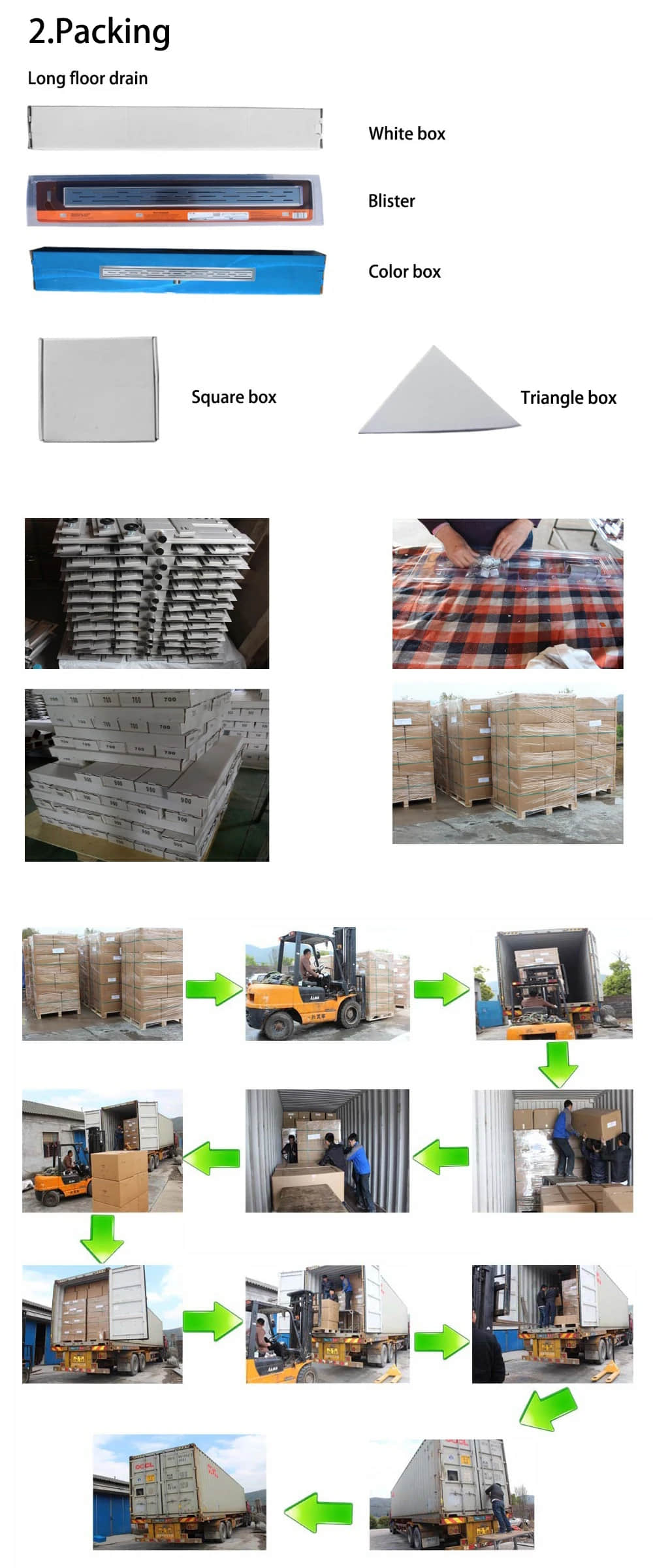 High Quality Black Square Tile Insert Bathroom Trap Sus304 Anti Odor Linear Stealth Deodorant Stainl