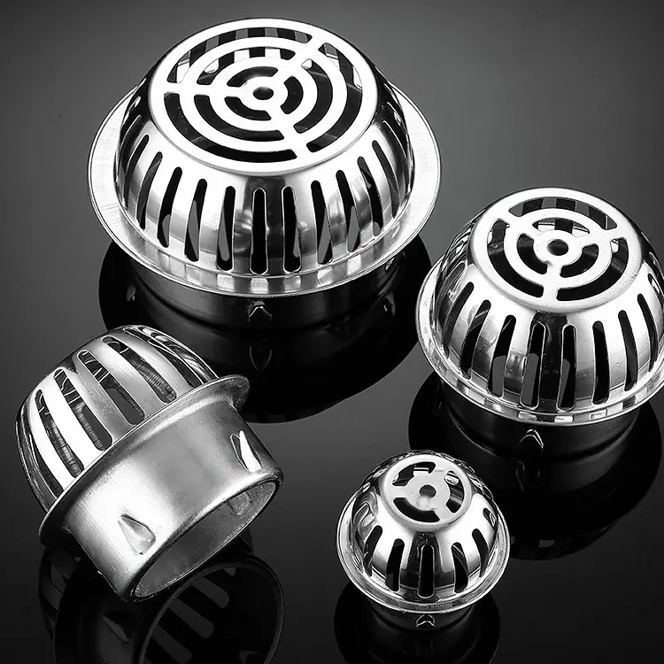 Outdoor Round Shaped Roof drain cover for drain system Stainless steel