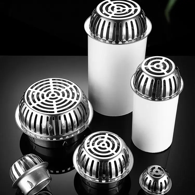 Outdoor Round Shaped Roof drain cover for drain system Stainless steel