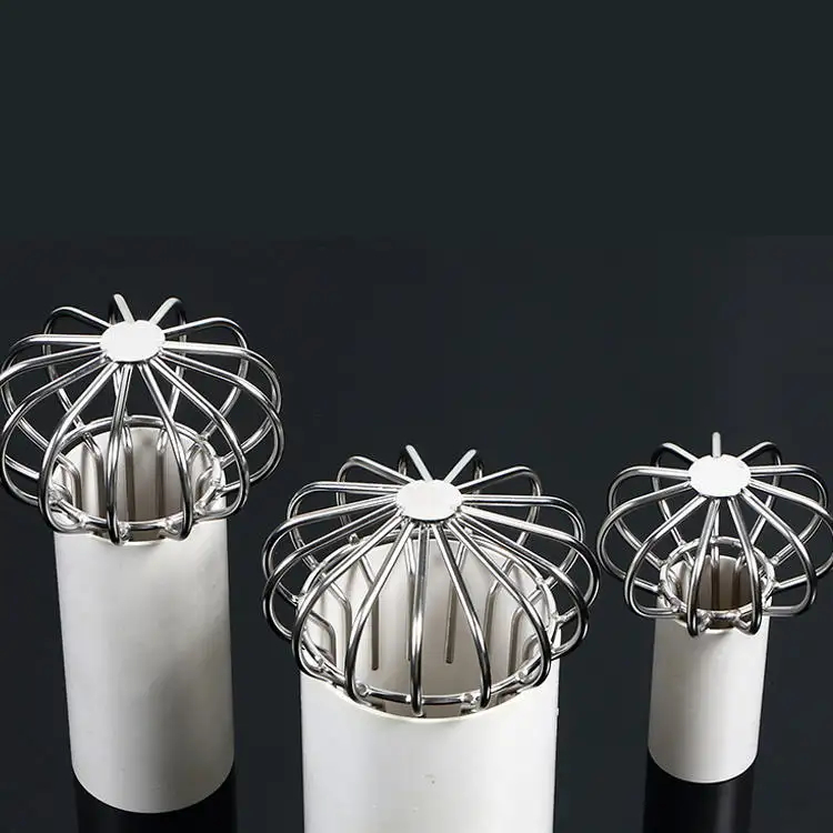 Round meshed  metal roof drain Cover 304 Stainless Steel High Quality drain outdoor roof Balcony