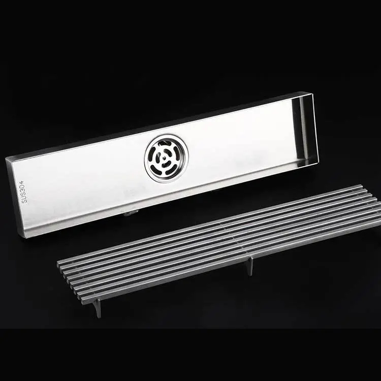 linear long rectangular shower floor drain insert tile variety of lengths to meet different sizes